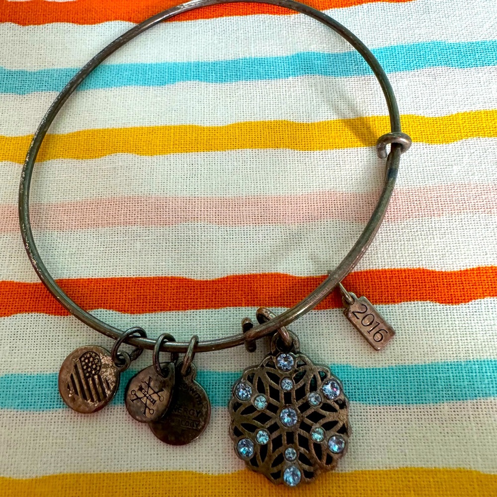 Alex and Ani Snowflake bangle from 2016